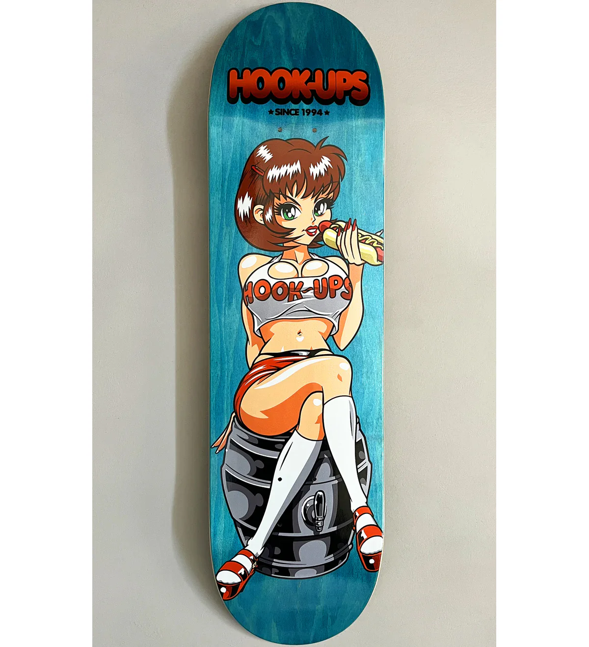 Hook Ups Skateboard Deck Hoot-Ups 2 (Assorted) 8.5" x 32.25" - Image 2