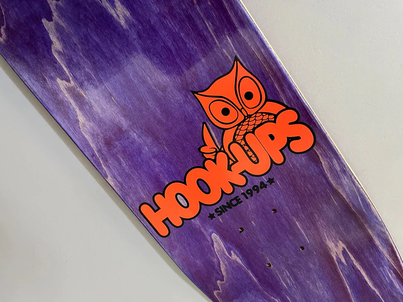 Hook Ups Skateboard Deck Hoot-Ups 2 (Assorted) 8.5" x 32.25" - Image 5