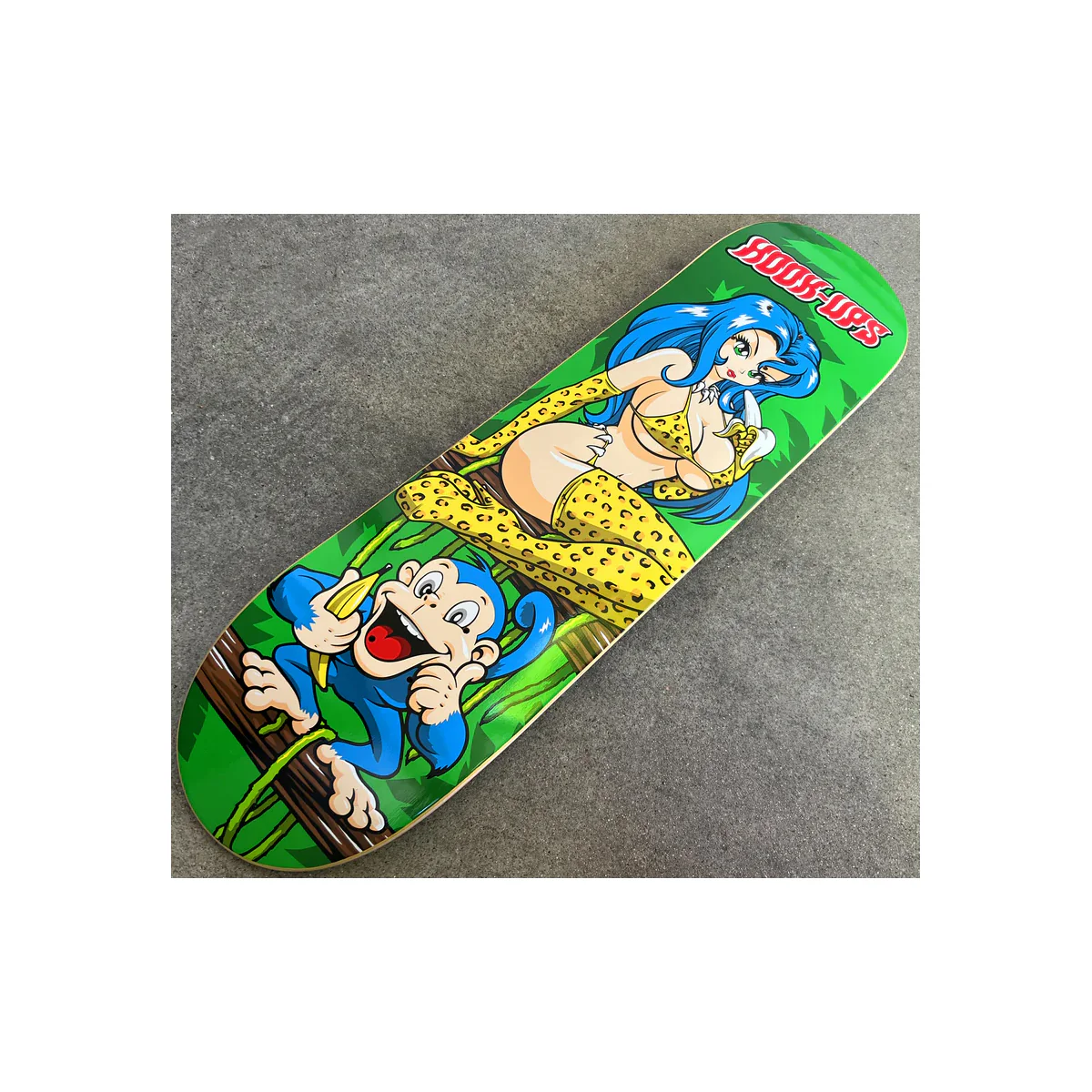Hook Ups Skateboard Deck Jungle Girl 8.25" x 32.25" - Image 3