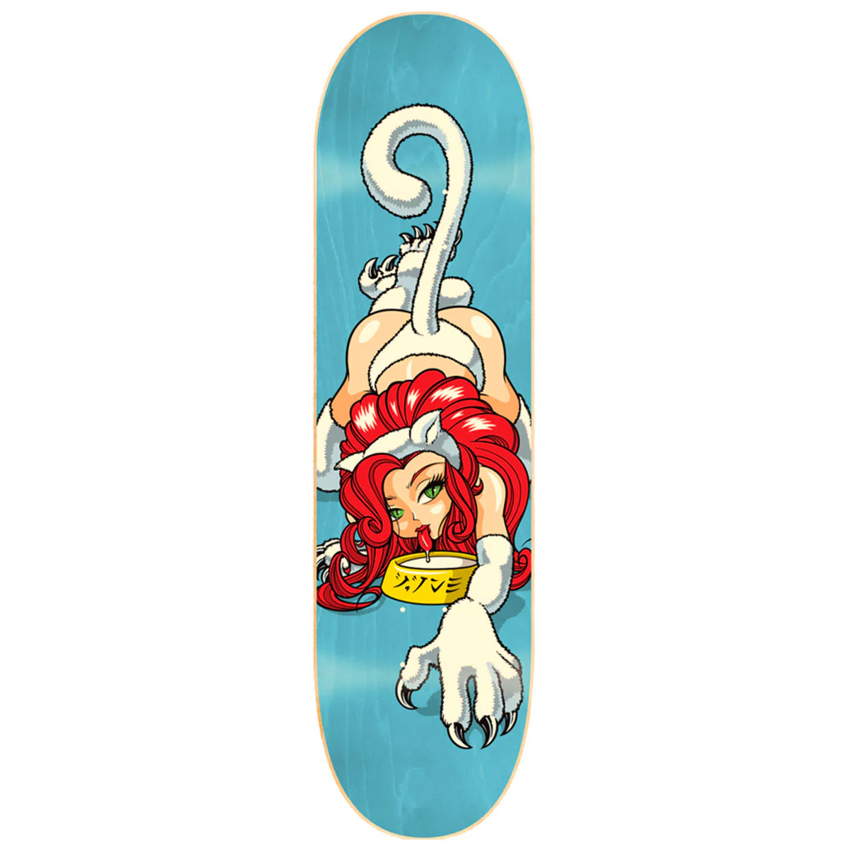 Hook Ups Skateboard Deck Milky Cat (Assorted) 8.25" x 32.25"