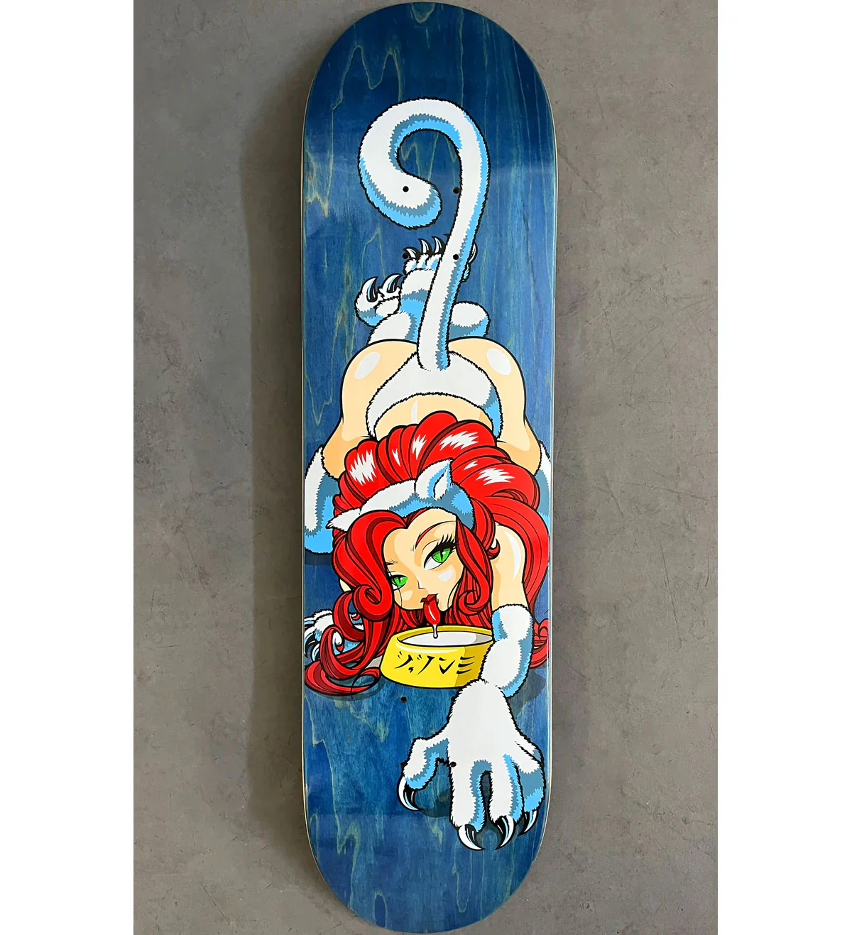 Hook Ups Skateboard Deck Milky Cat (Assorted) 8.25" x 32.25" - Image 2