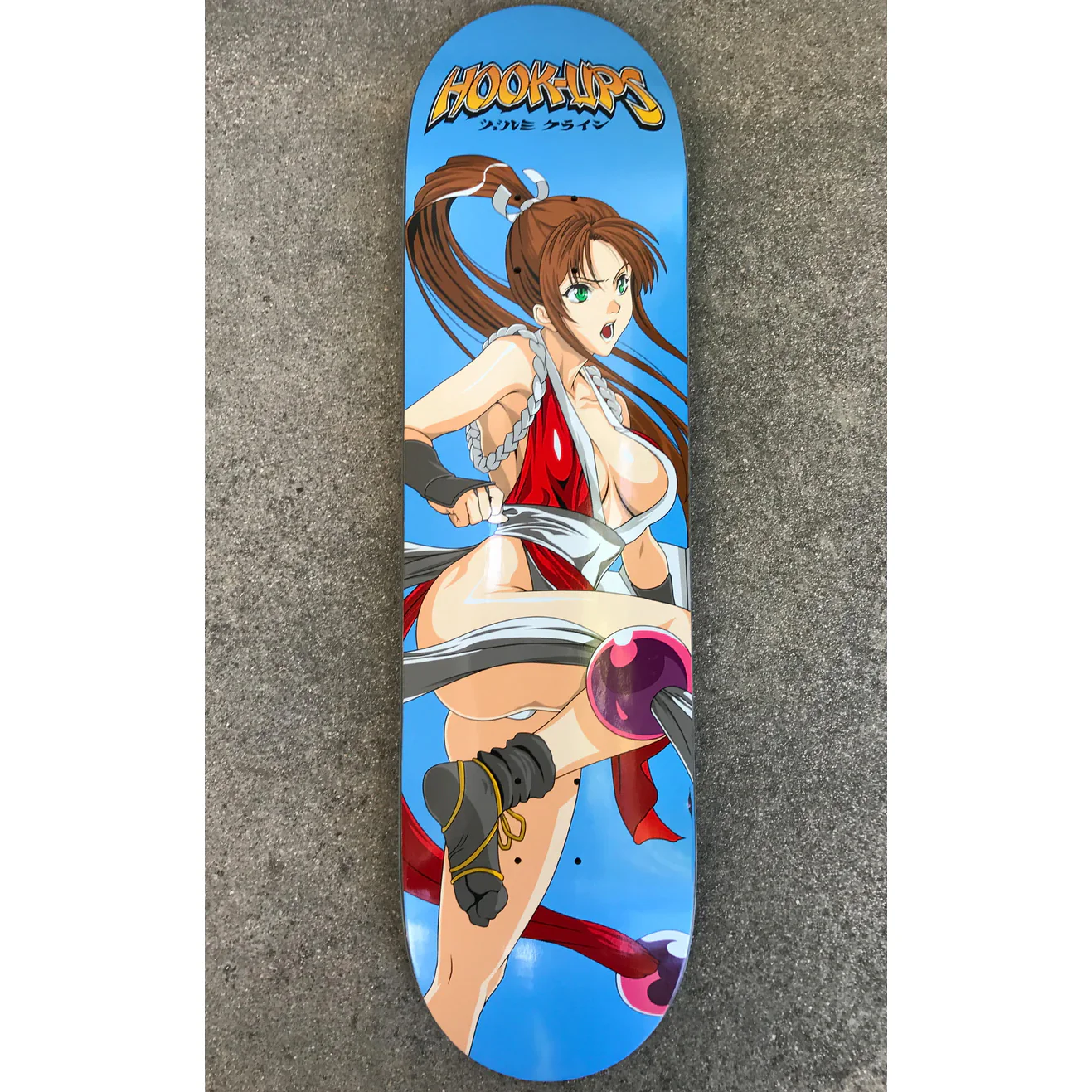 Hook Ups Skateboard Deck Ninja Warrior 8.25" x 32.25" - Image 2