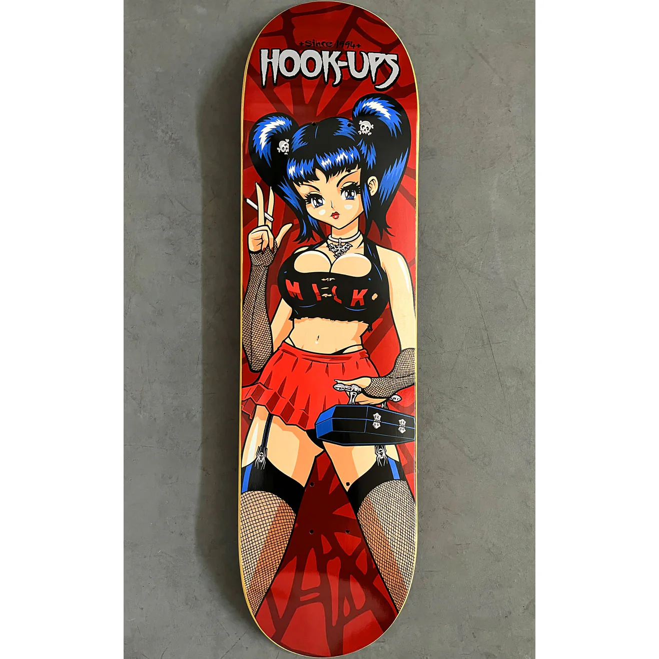 Hook Ups Skateboard Deck Raven 8.25" x 32.25" - Image 2