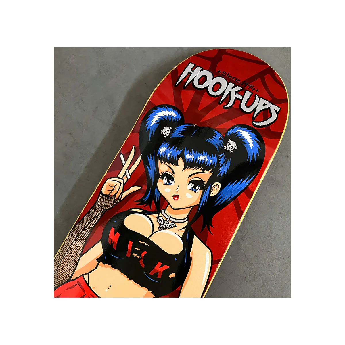 Hook Ups Skateboard Deck Raven 8.25" x 32.25" - Image 5