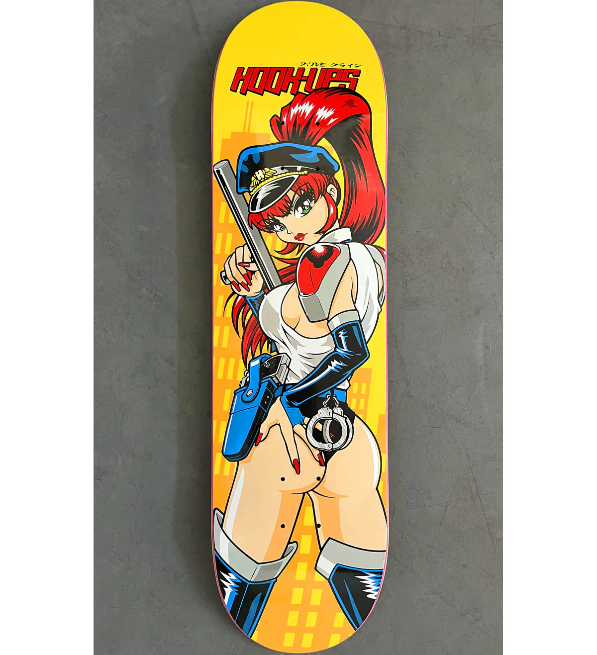 Hook Ups Skateboard Deck Supercop 8.25" x 32.25" - Image 2