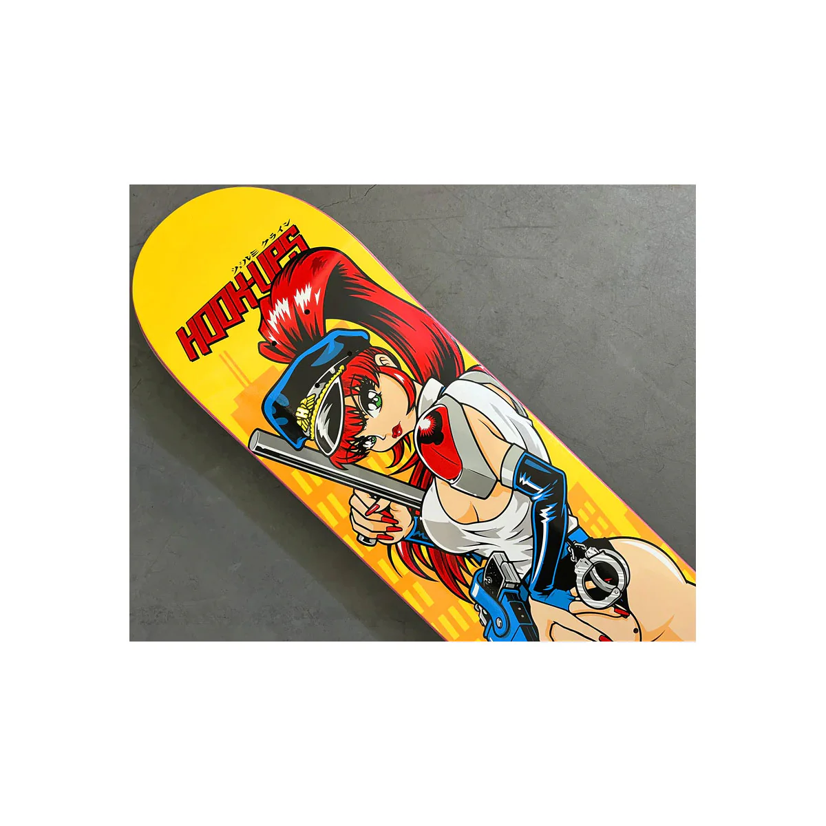 Hook Ups Skateboard Deck Supercop 8.25" x 32.25" - Image 4