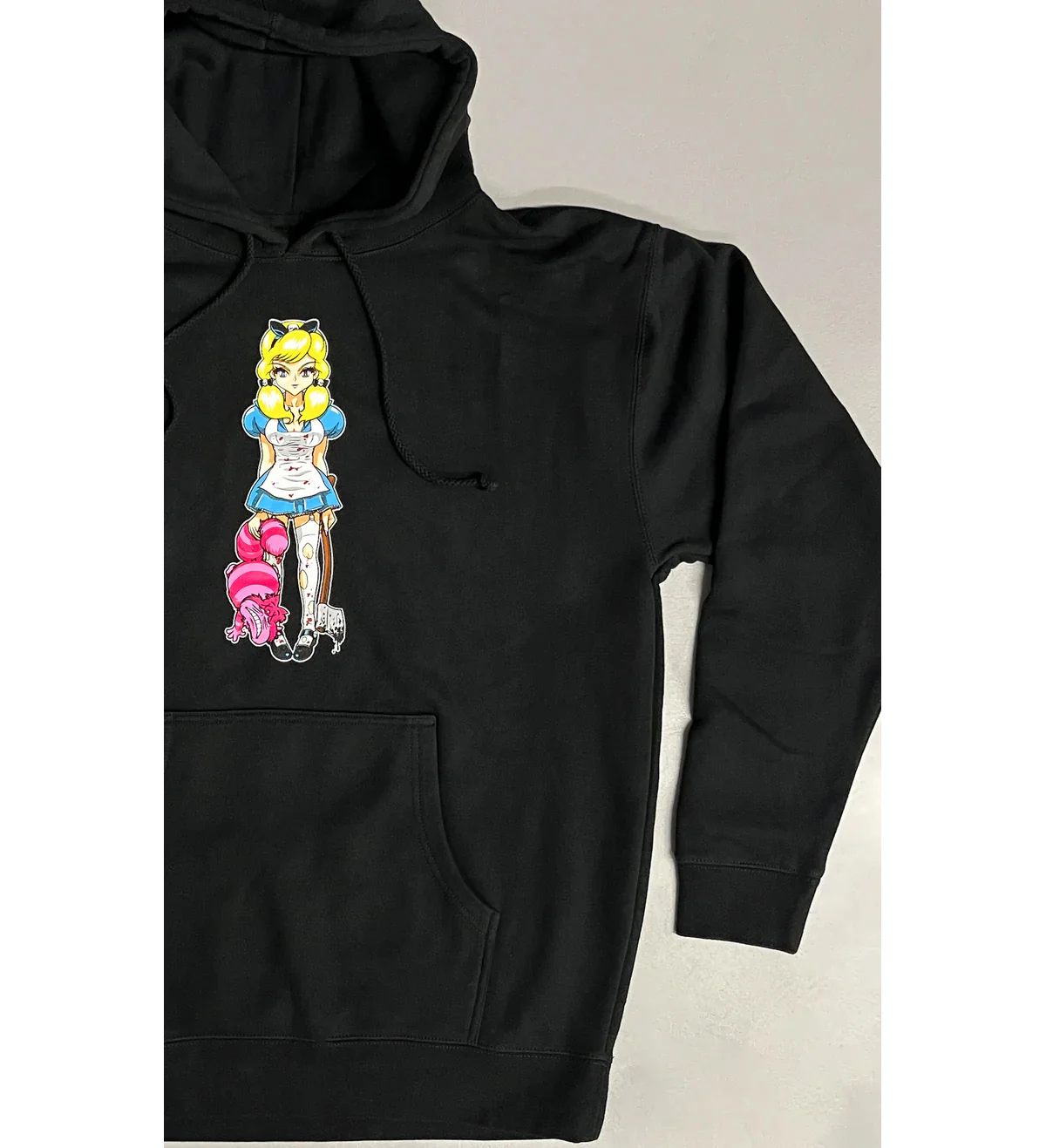 Hook Ups Skateboards Hoody Evil Alice Black - Image 3