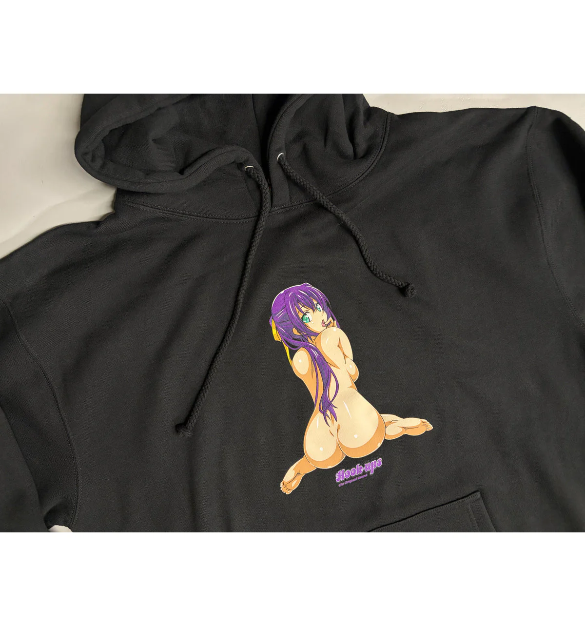 Hook Ups Skateboards Hoody Misaki Black - Image 2