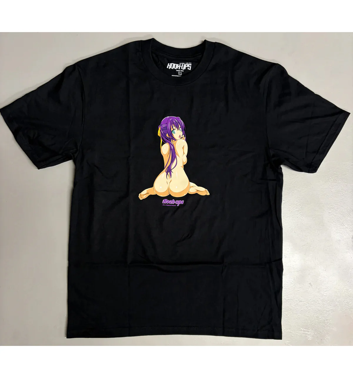 Hook Ups Skateboards Shirt Misaki Black