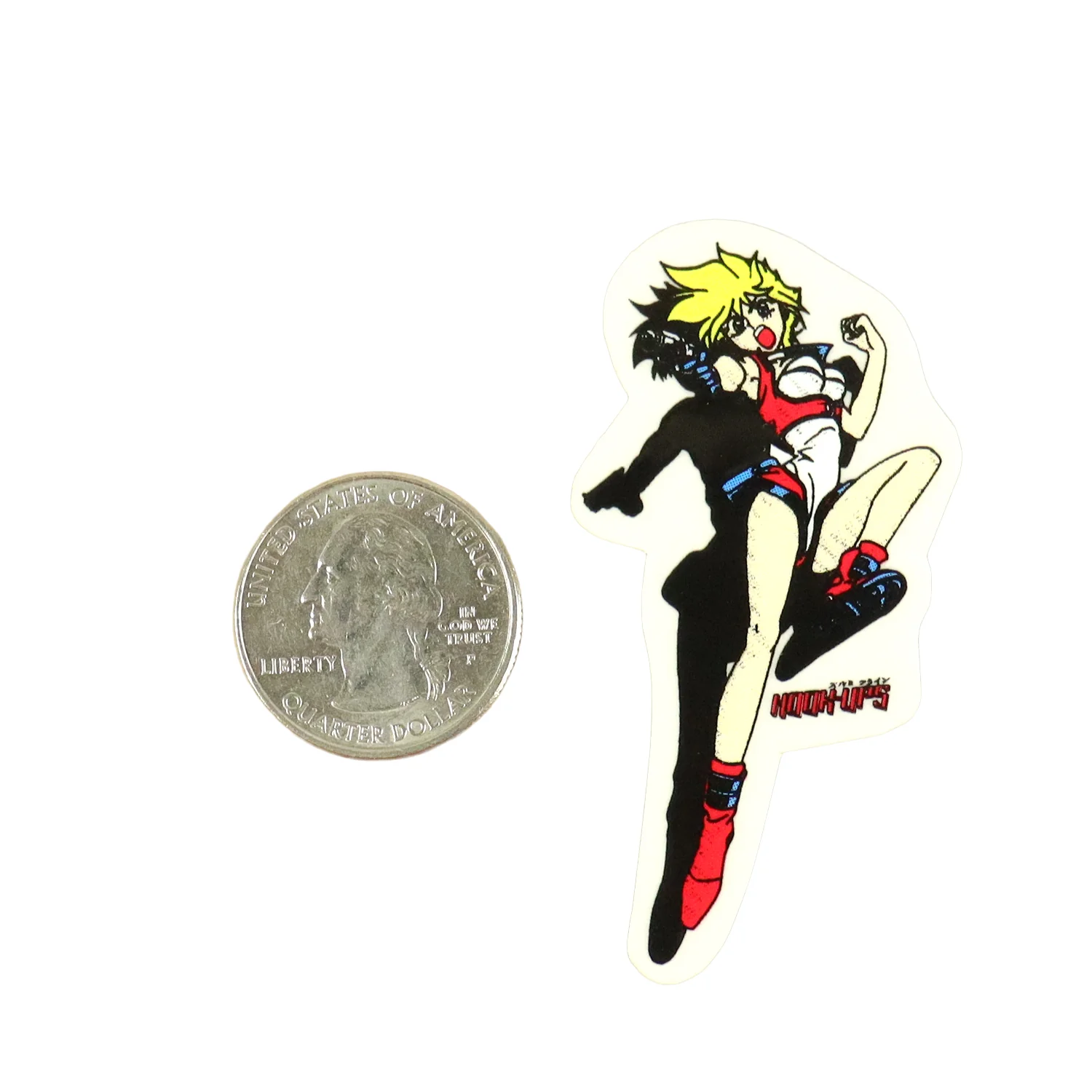 Hook Ups Skateboards Sticker - Mini Size - Jump 1.5" x 2.5"
