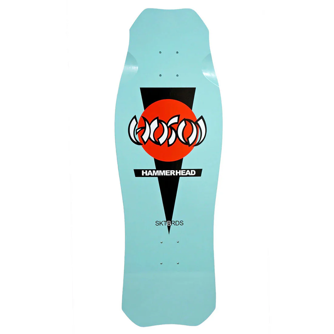 Hosoi Skateboard Complete OG Hammerhead Turquoise 10.5" x 31" Old School - Image 2