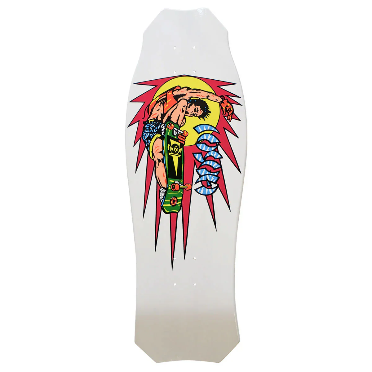 Hosoi Skateboard Deck Rocket Air White 10.25" x 30.25" Old School