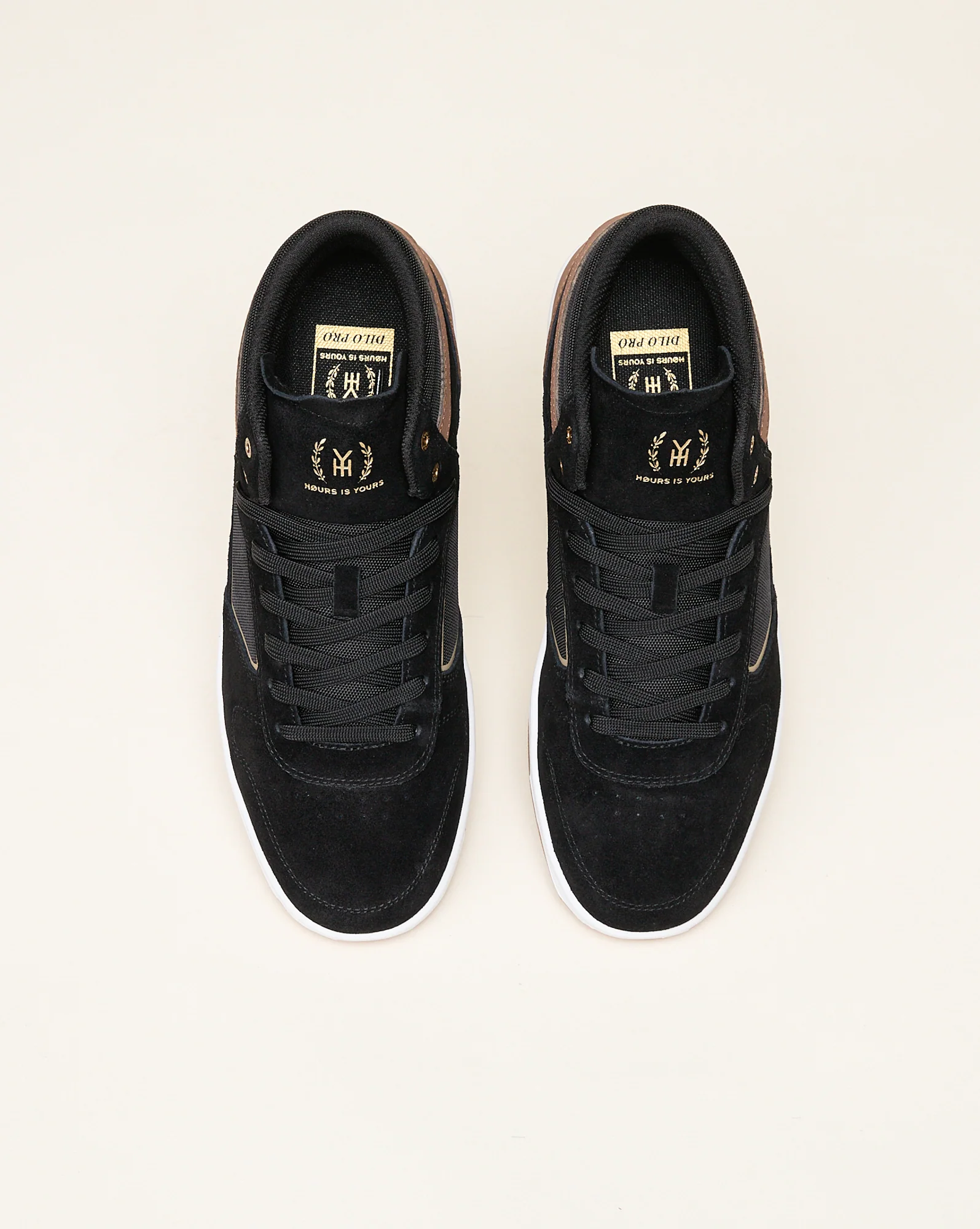 Hours is Yours Skateboard Shoes Dilo Pro Black/Brown - Image 5