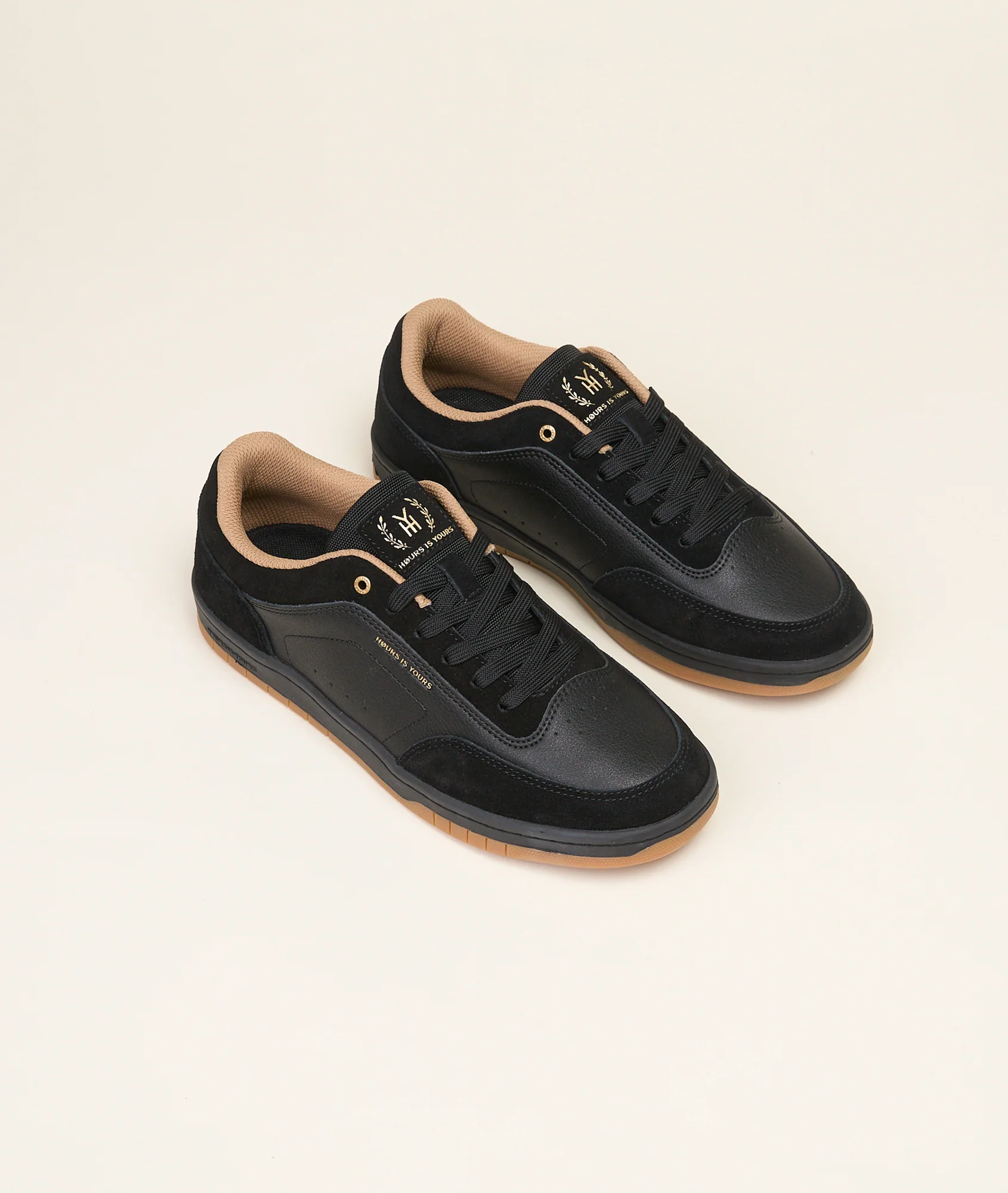 Hours is Yours Skateboard Shoes Herman 3 Black/Tan - Image 2