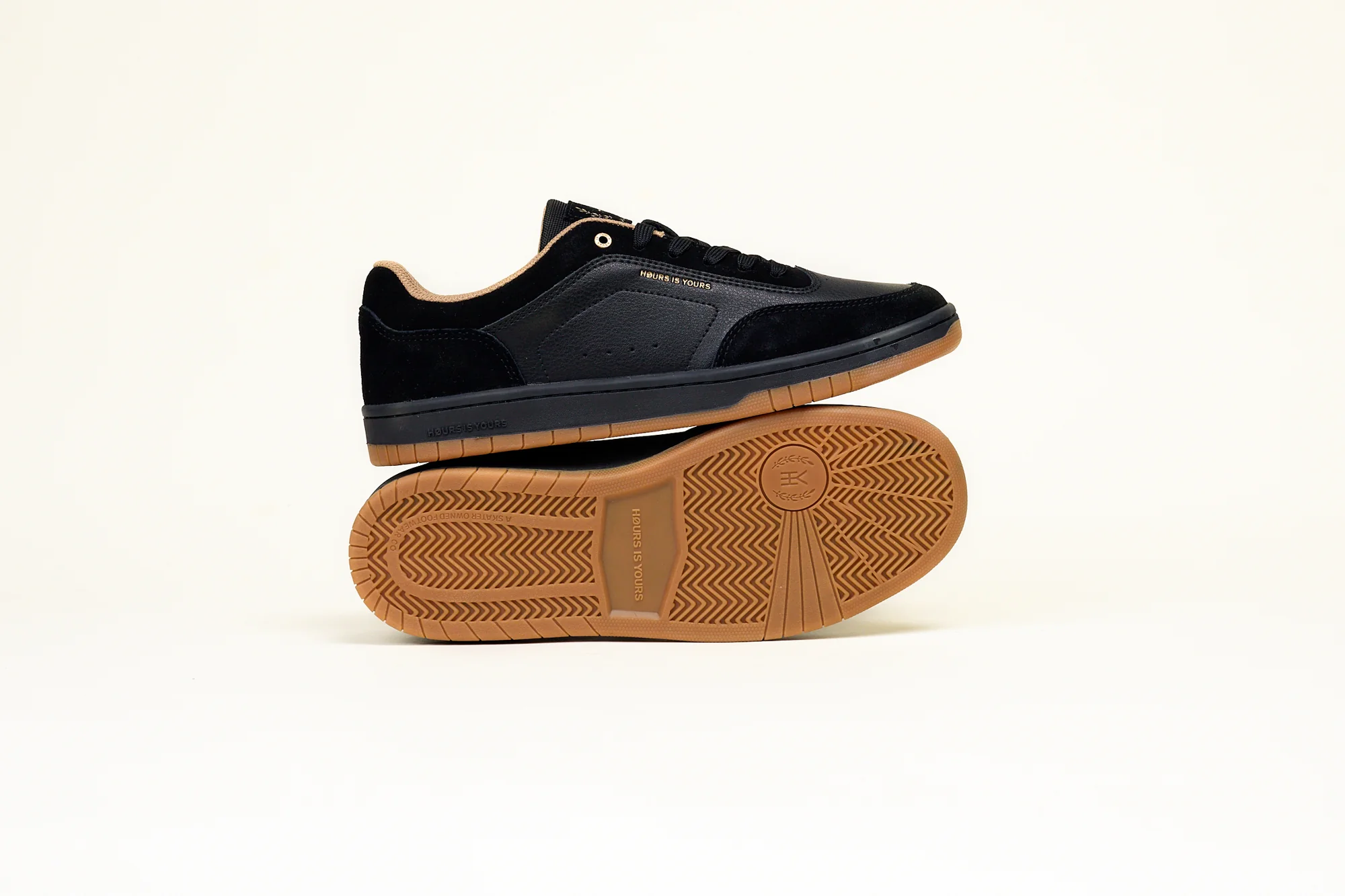 Hours is Yours Skateboard Shoes Herman 3 Black/Tan - Image 4