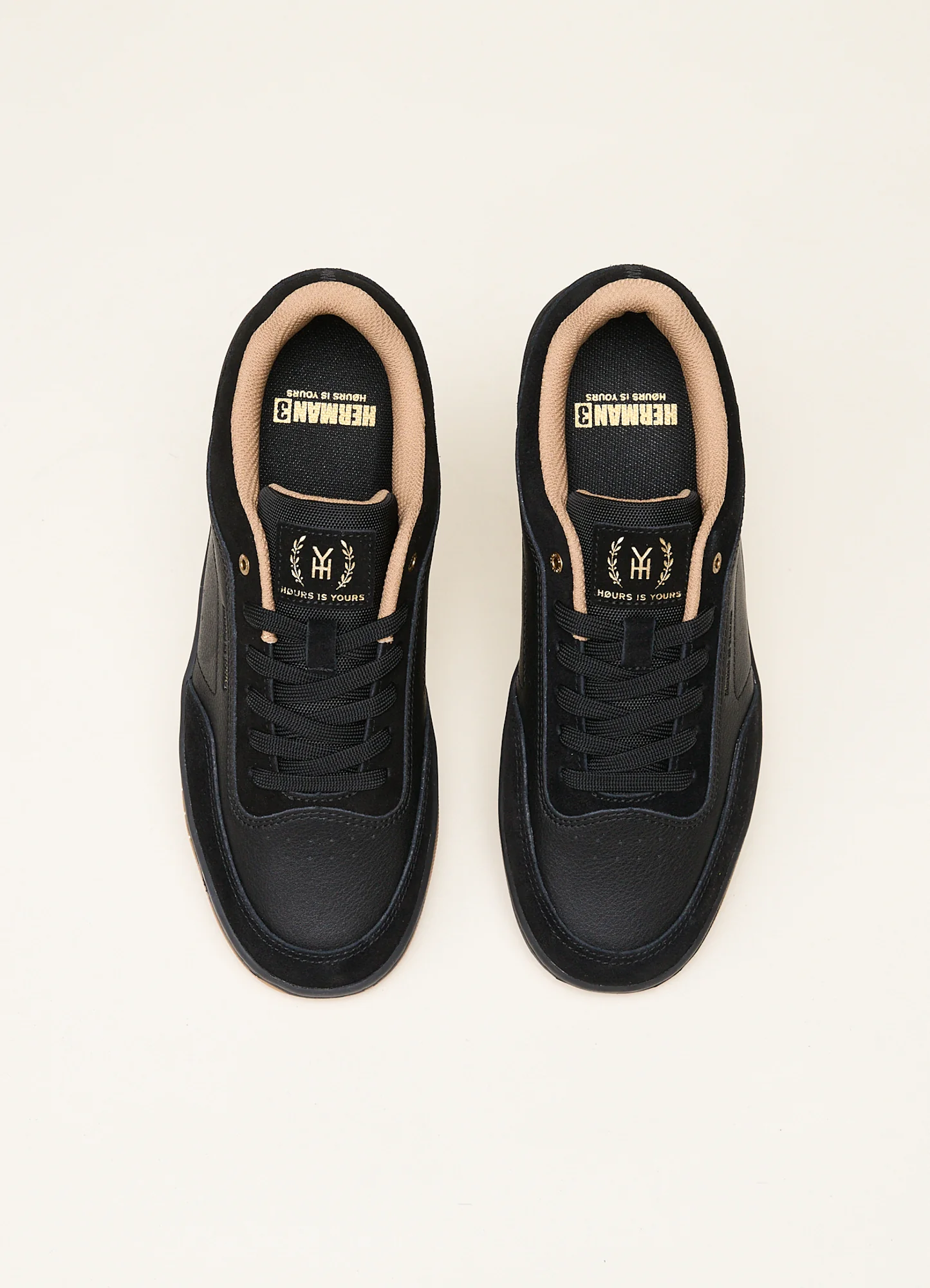 Hours is Yours Skateboard Shoes Herman 3 Black/Tan - Image 5
