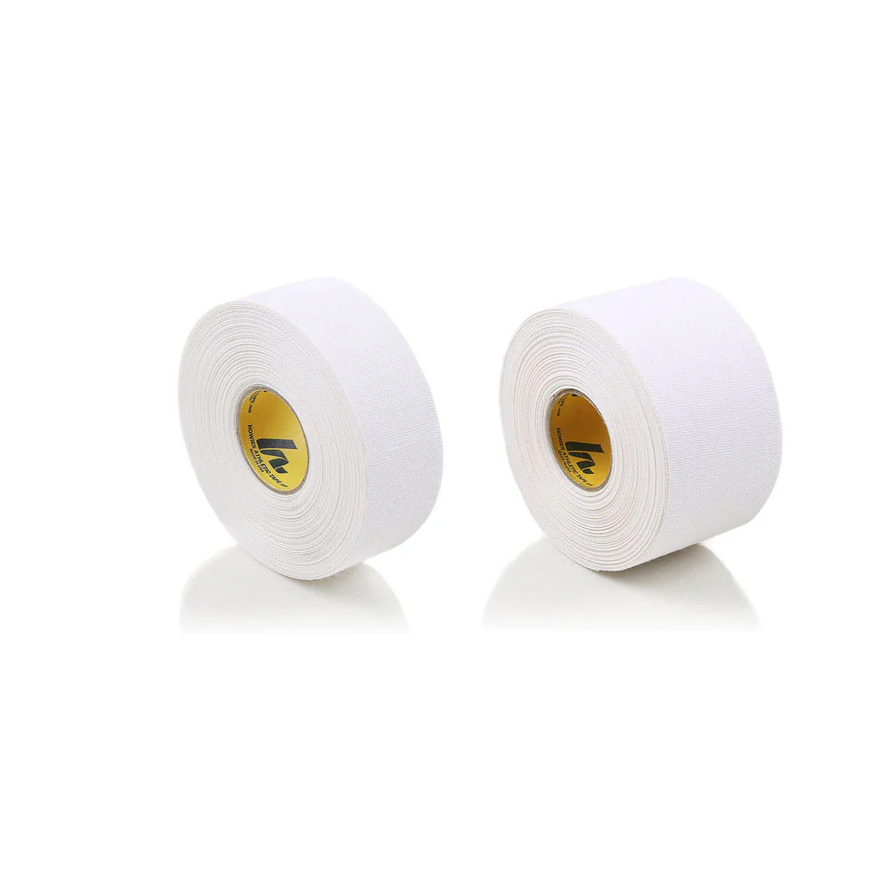 Howies Hockey Athletic Pro Grade Sports Tape - 2 Rolls - 1" + 1.5" - White