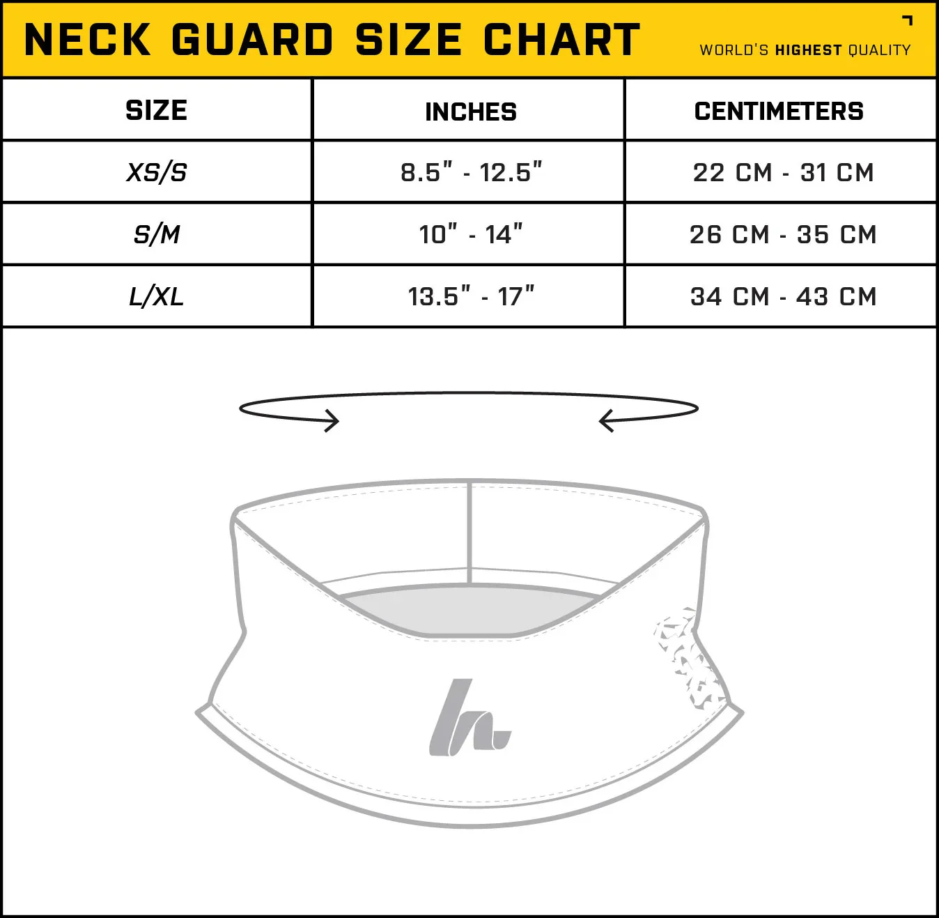 Howies Hockey Tape Flexprotect Neck Guard L/XL - Image 5
