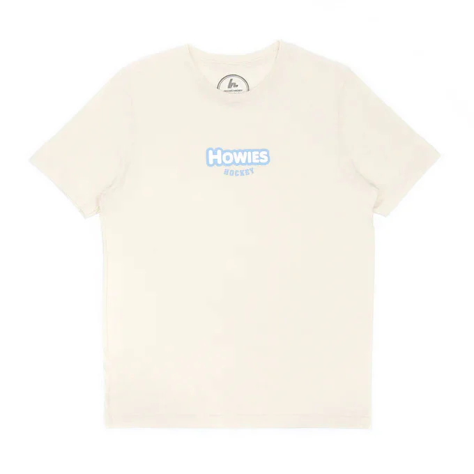 Howies Hockey Tape Shirt Bubble Hockey Cream M