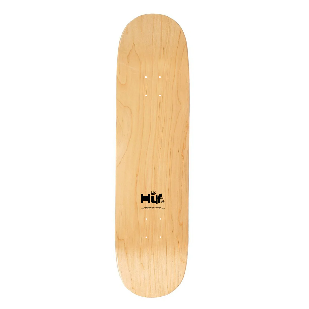 Huf Skateboard Deck Green Buddy 8.25" x 32" - Image 2