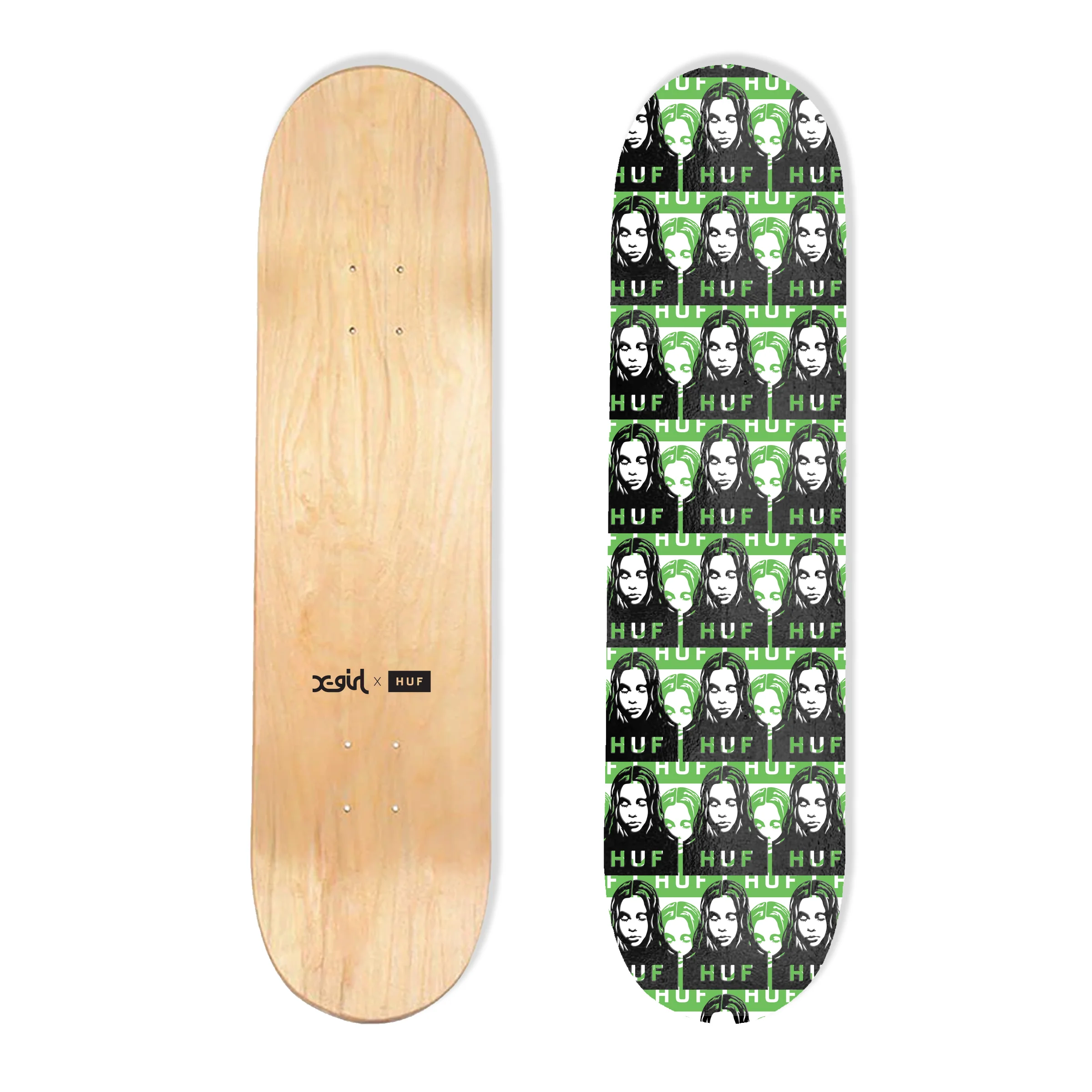 Huf Skateboard Deck X-Girl 8.25" x 32"