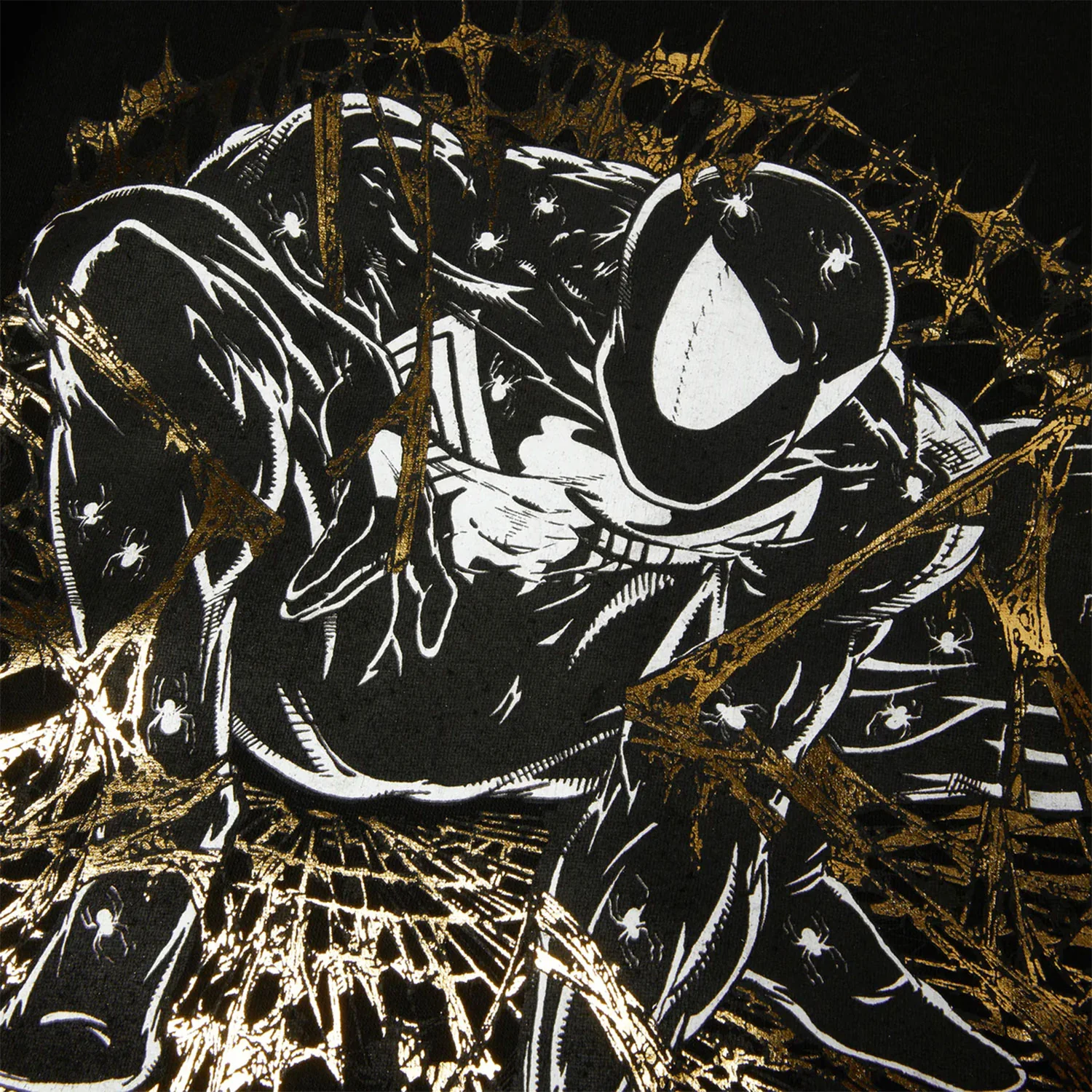 Huf X Marvel Spider-Man Arachknight Zip Up Sweatshirt Hoodie Black - Image 4