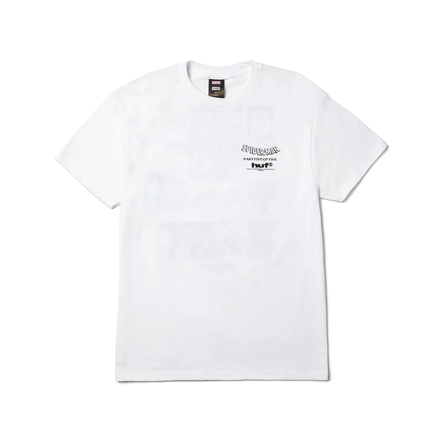 Huf X Marvel Spider-Man Collector T-Shirt White - Image 2
