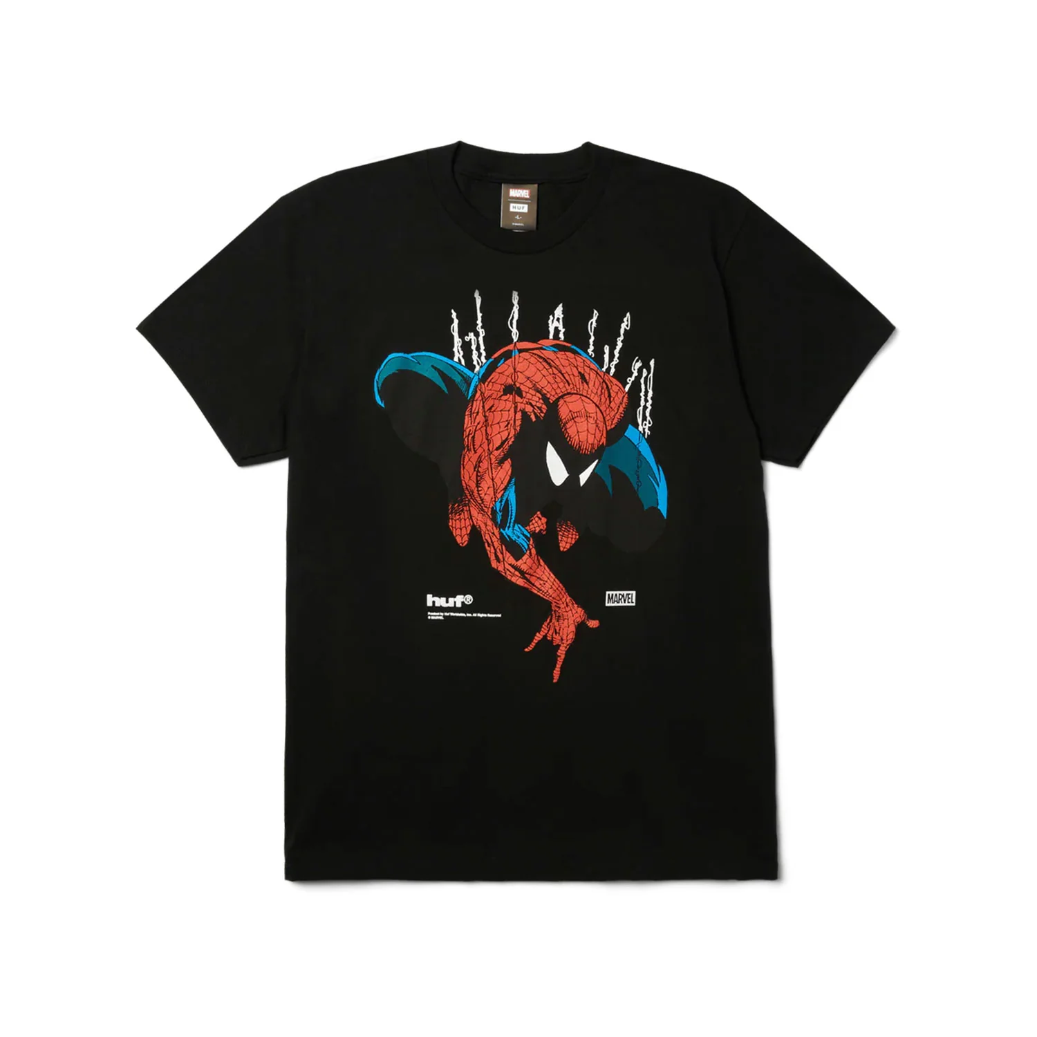 Huf X Marvel Spider-Man Perceptions T-Shirt Black