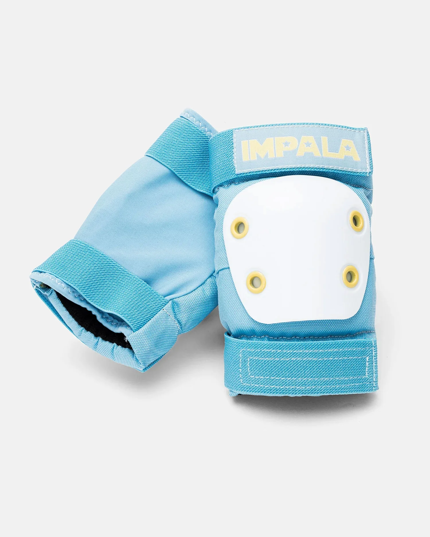 Impala Rollerskates Protective Set - Knee Pads, Elbow, Wrist Guards - Blue -  Youth Medium - Image 3