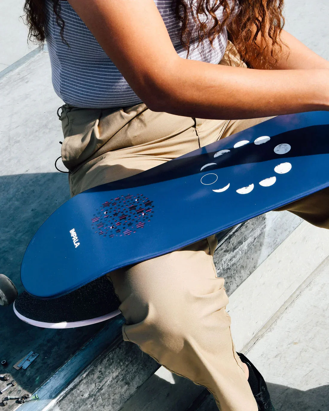 Impala Skateboard Deck Celestial Impact Construction Lunar 8.25" x 32" - Image 4