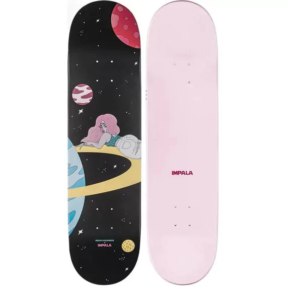Impala Skateboard Deck Robin Eisenberg Space Saturn 8.25" x 32" - Image 2