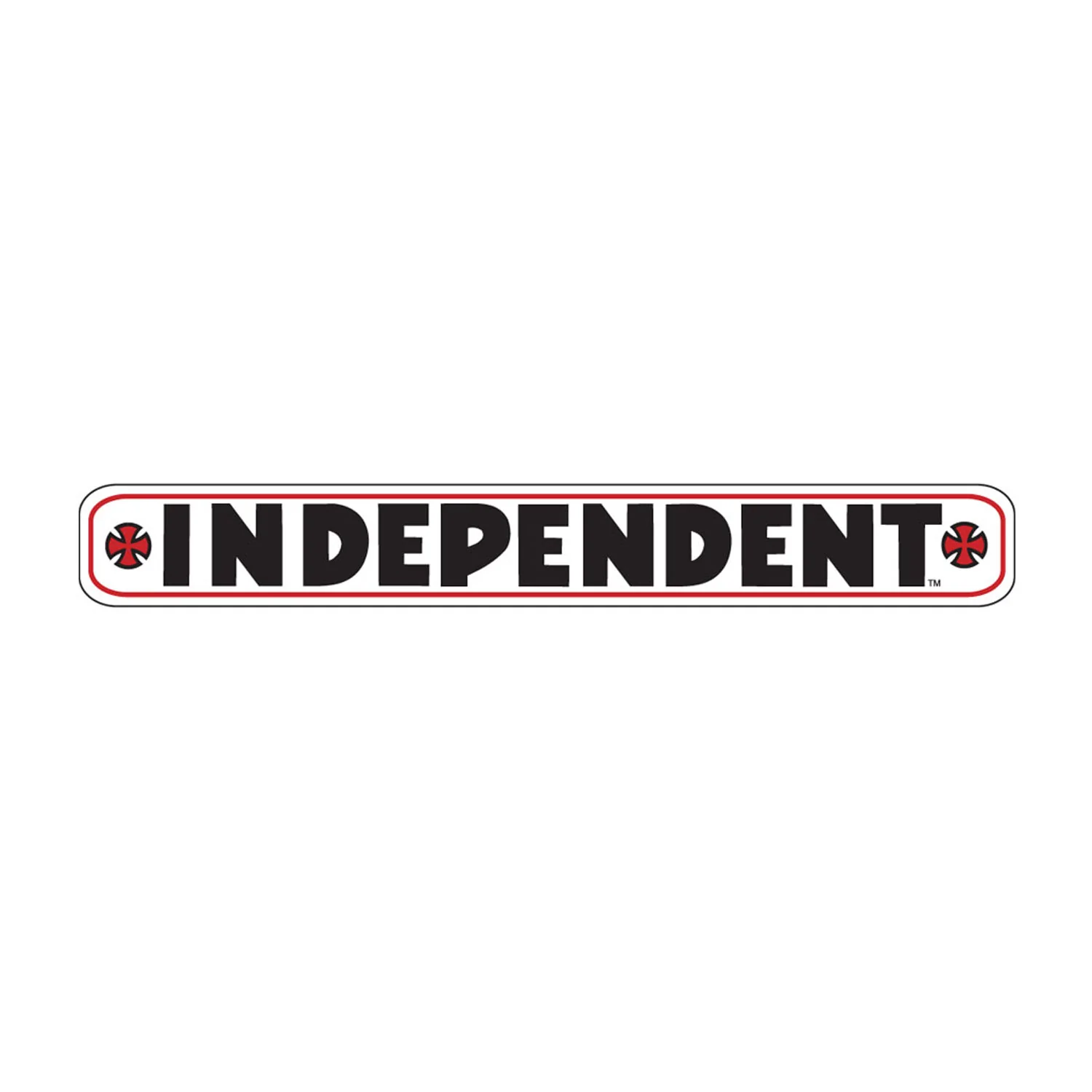 Independent Bar White Sticker