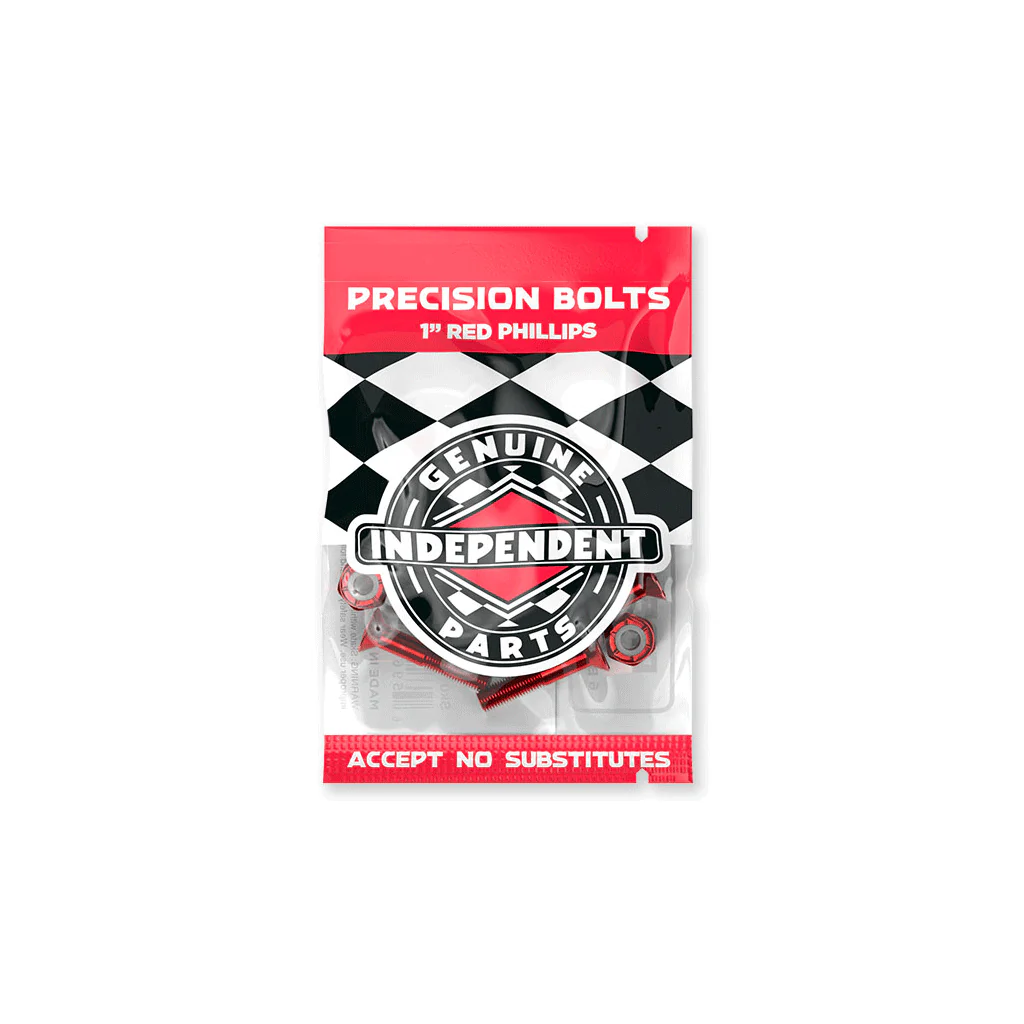 Independent Hardware 1" Phillips Black/Red