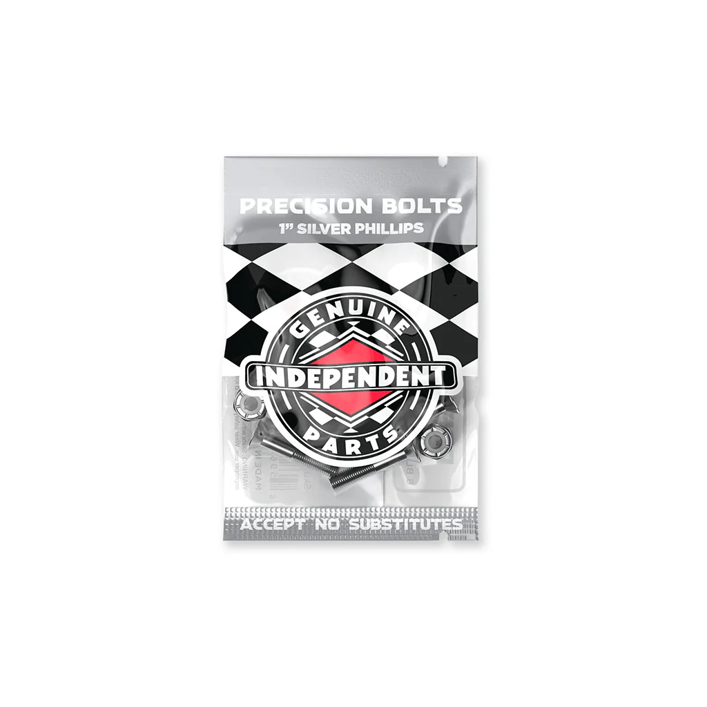 Independent Hardware 1" Phillips Black/Silver