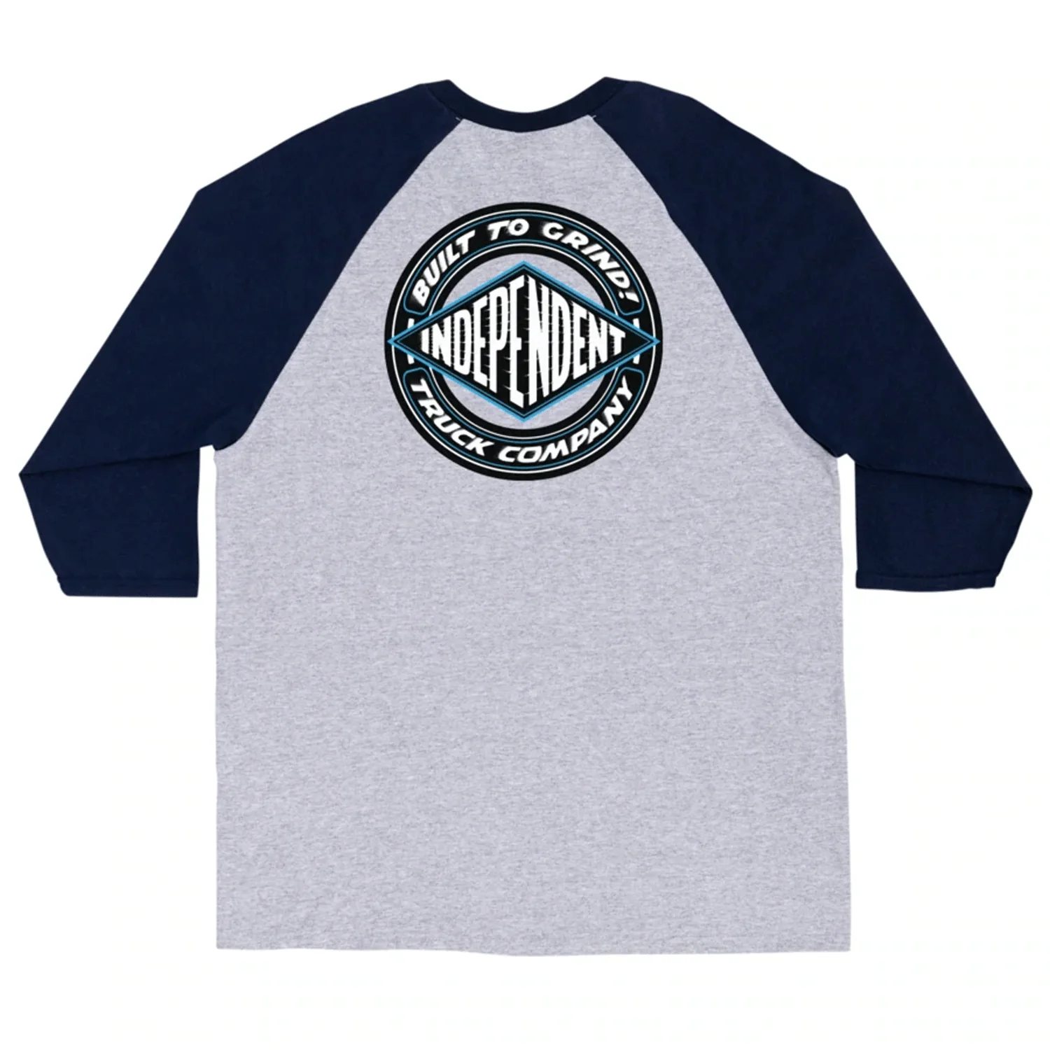 Independent Longsleeve Shirt BTG Shear 3/4 Sleeve Sport Grey/Navy - Image 2