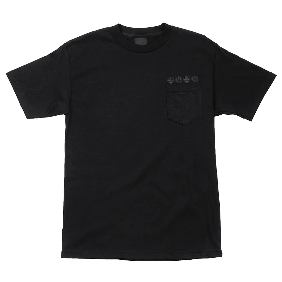 Independent Shirt Chain Cross Black