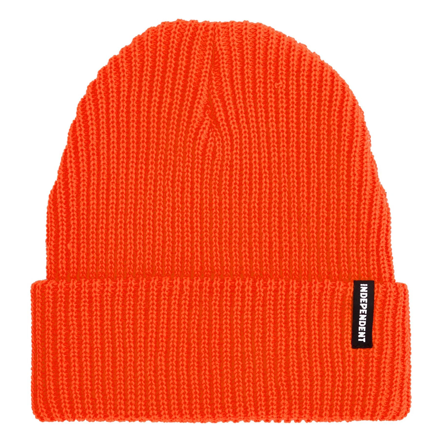 Independent Skateboard Beanie Baseline Long Shoreman Safety Orange OS