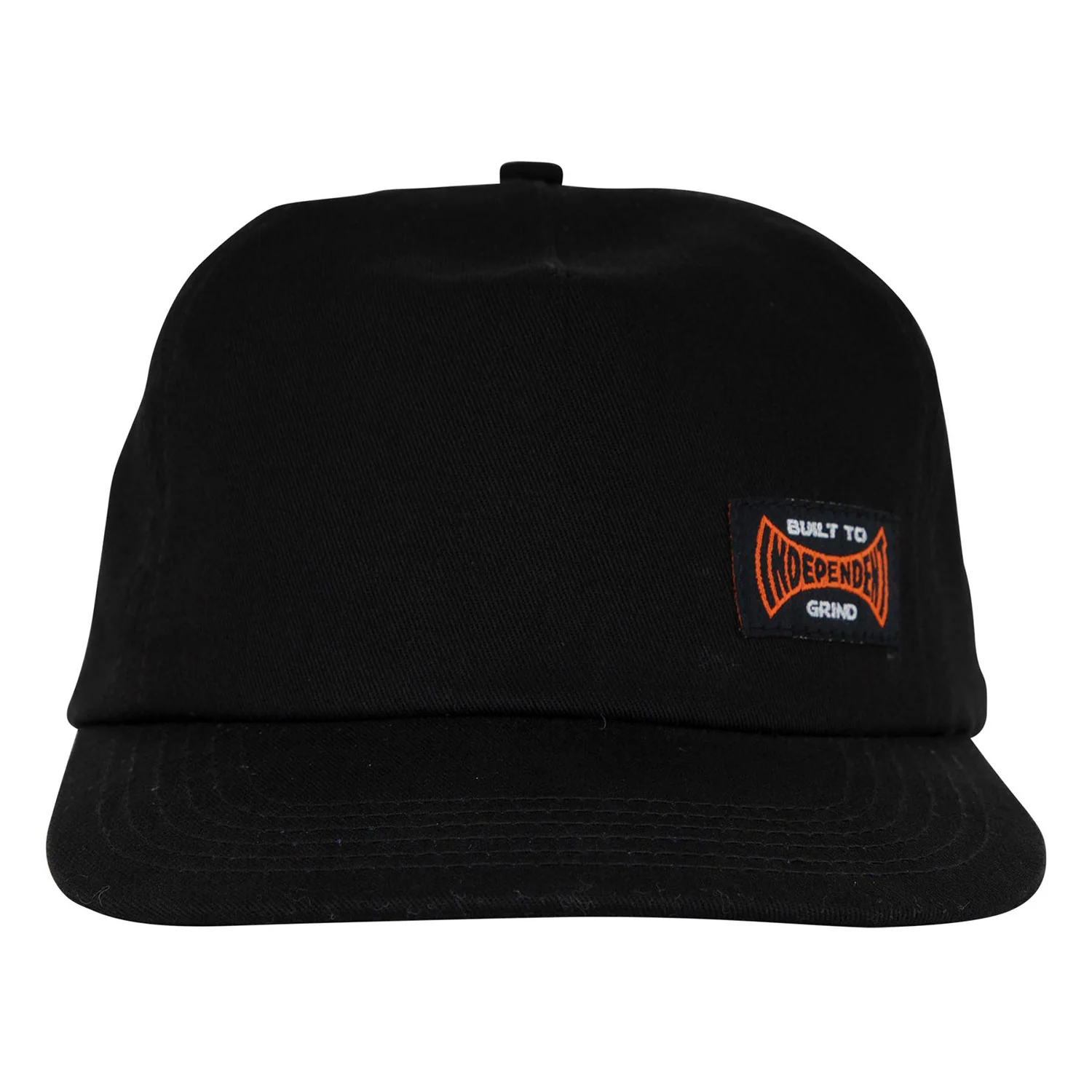 Independent Skateboard Hat Built To Grind Snapback Black - Image 3