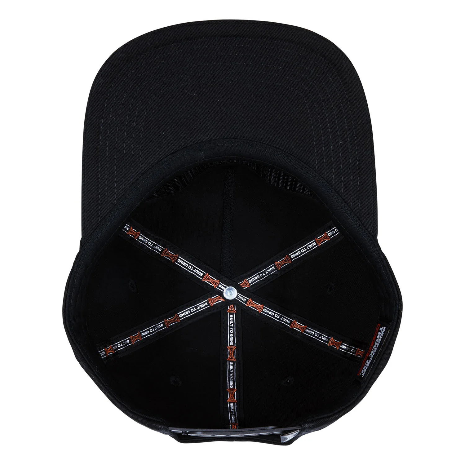 Independent Skateboard Hat Built To Grind Snapback Black - Image 4