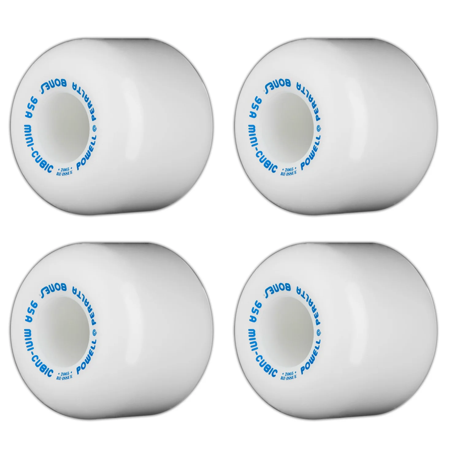 Independent Skateboard Package - 149 (8.5") Trucks, Powell Peralta Mini-Cubic White Wheels, Bones Reds - Image 4