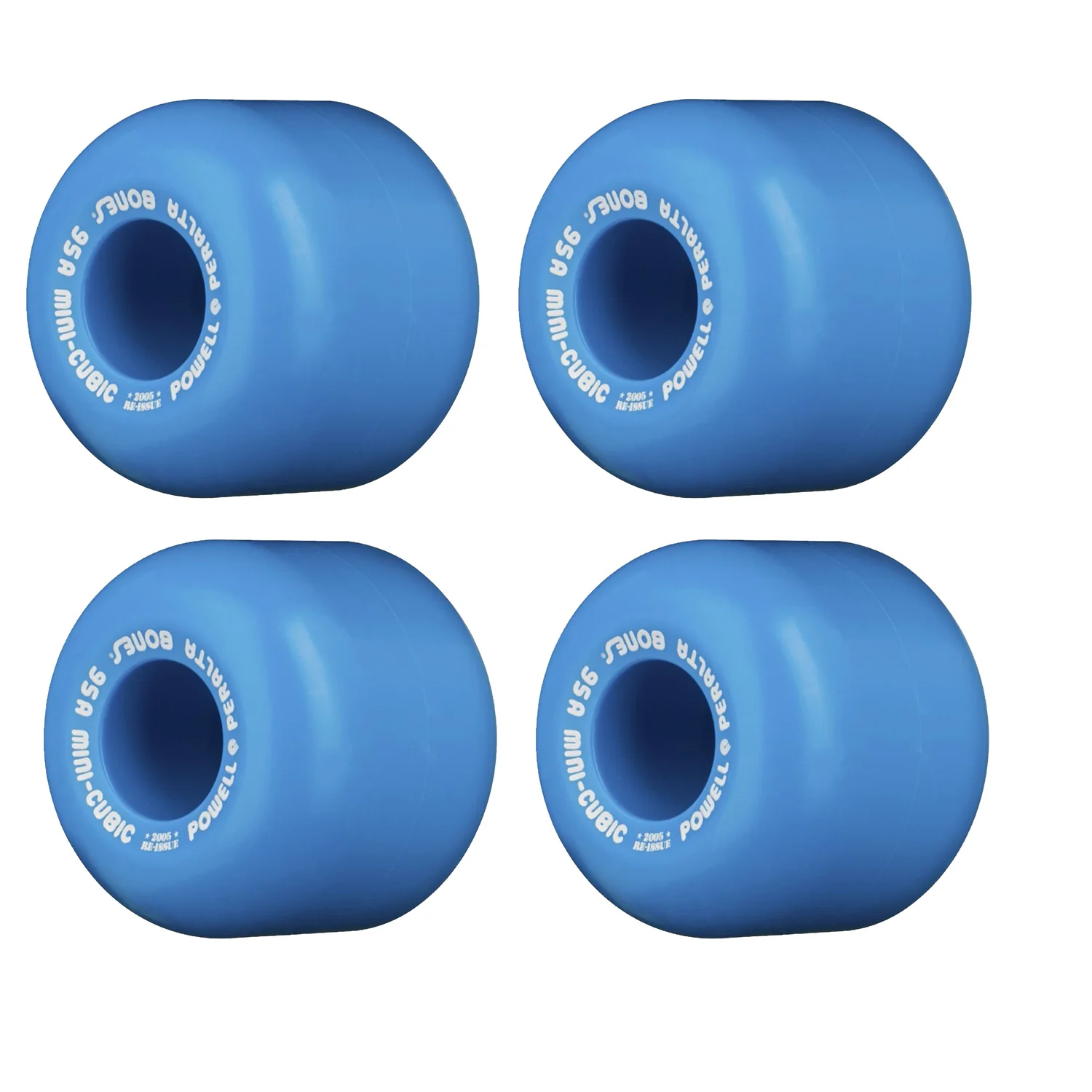 Independent Skateboard Package - 159 (8.75") Trucks, Powell Peralta Mini-Cubic Blue Wheels, Bones Reds - Image 4