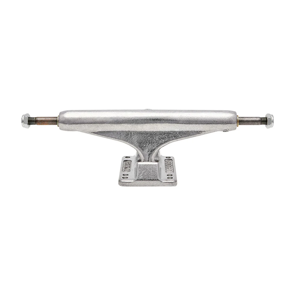Independent Skateboard Package - 159 (8.75") Trucks, Powell Peralta Mini-Cubic Purple Wheels, Amp 5 Bearings - Image 2