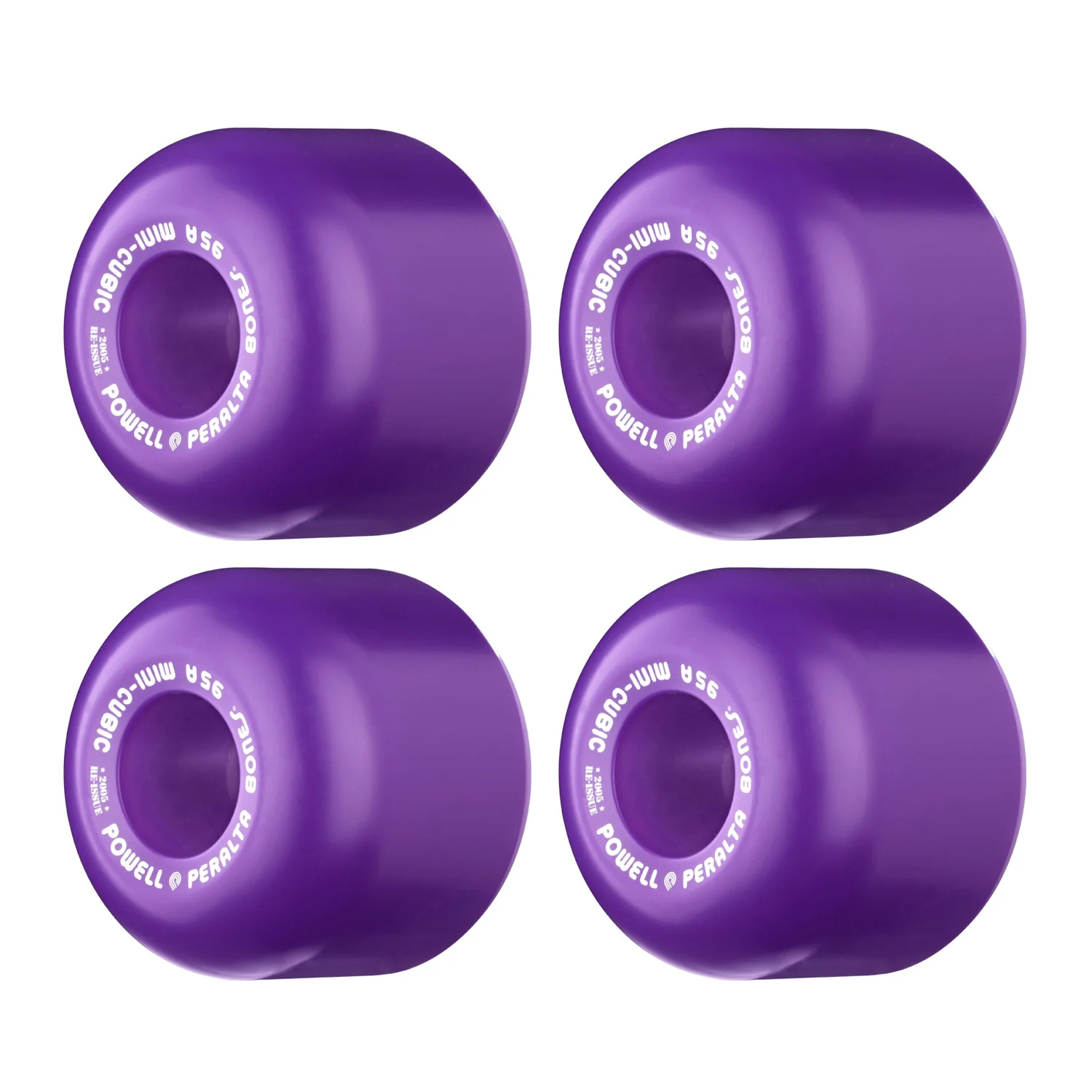 Independent Skateboard Package - 159 (8.75") Trucks, Powell Peralta Mini-Cubic Purple Wheels, Bones Reds - Image 4