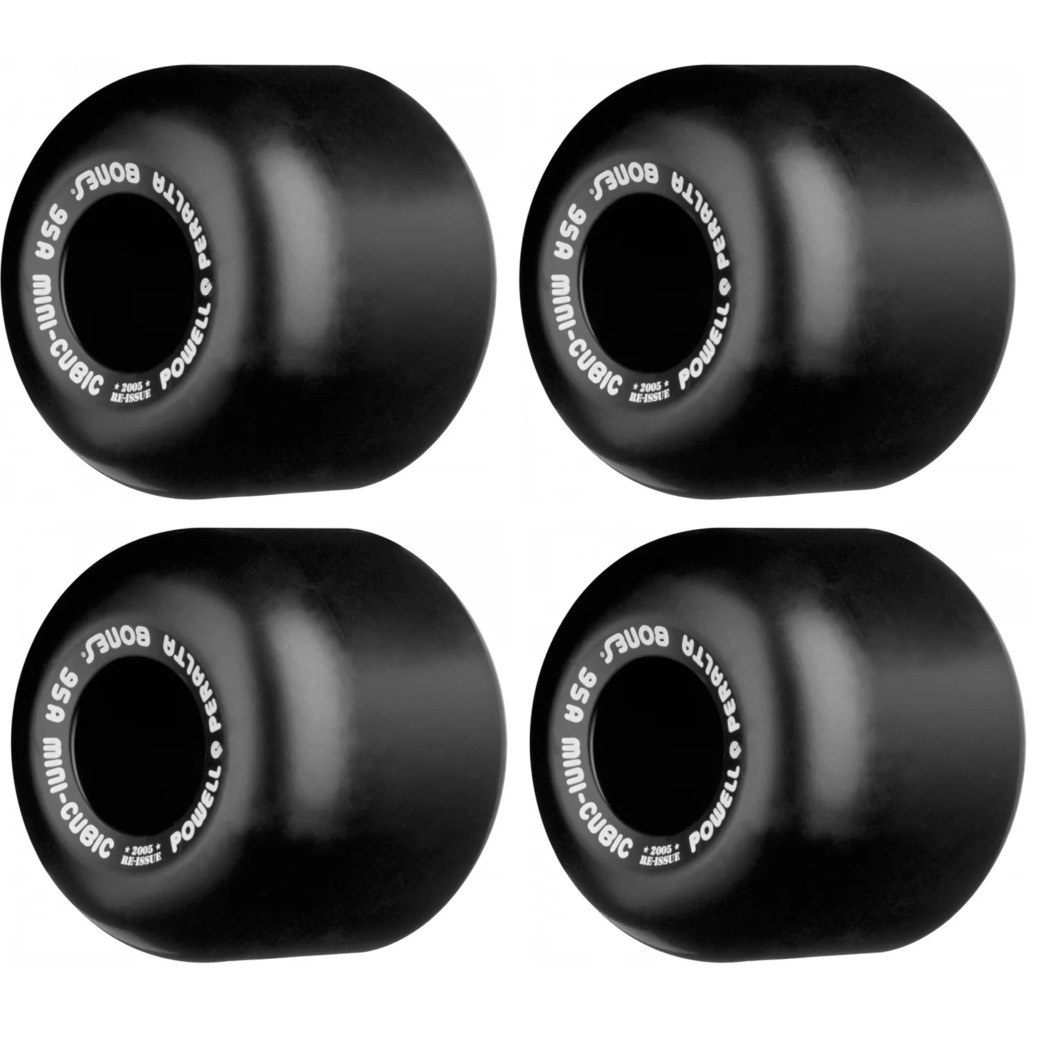 Independent Skateboard Package - 169 (9.12") Trucks, Powell Peralta Mini-Cubic Black Wheels, Amp 5 Bearings - Image 4