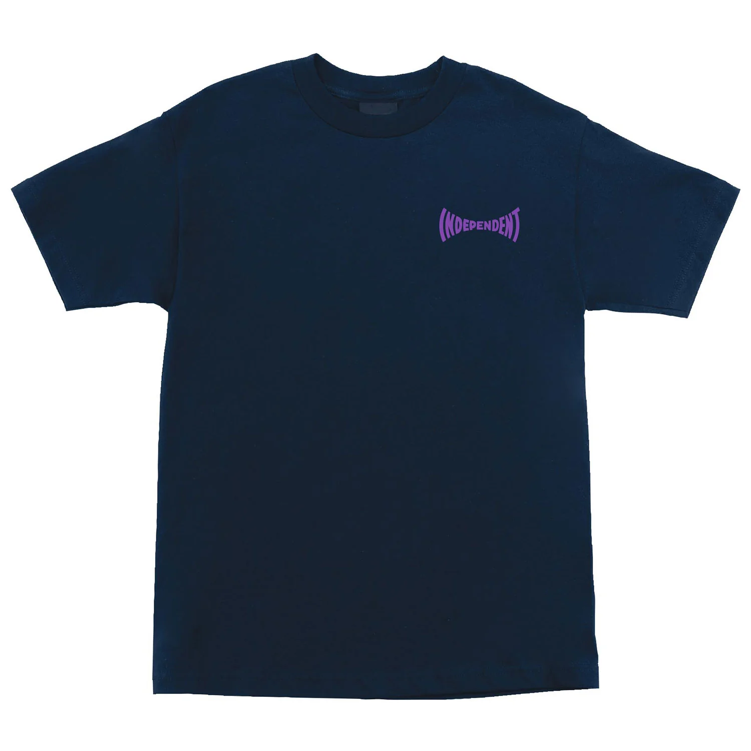 Independent Skateboard T-Shirts Spanning Chest Navy - Image 2