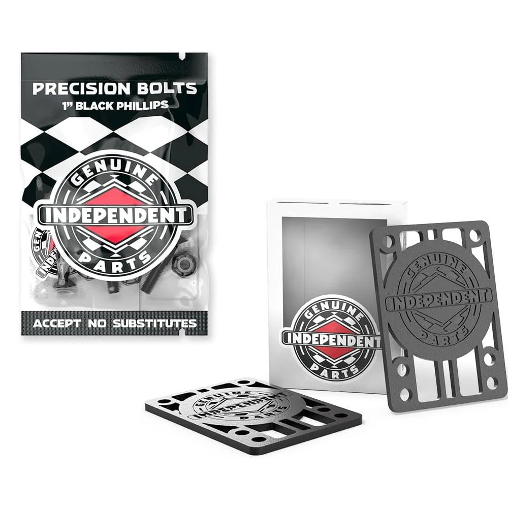 Independent Skateboard Trucks 144 + Satori 52mm 101A Wheels Indy Bearings Hardware Risers - Image 4