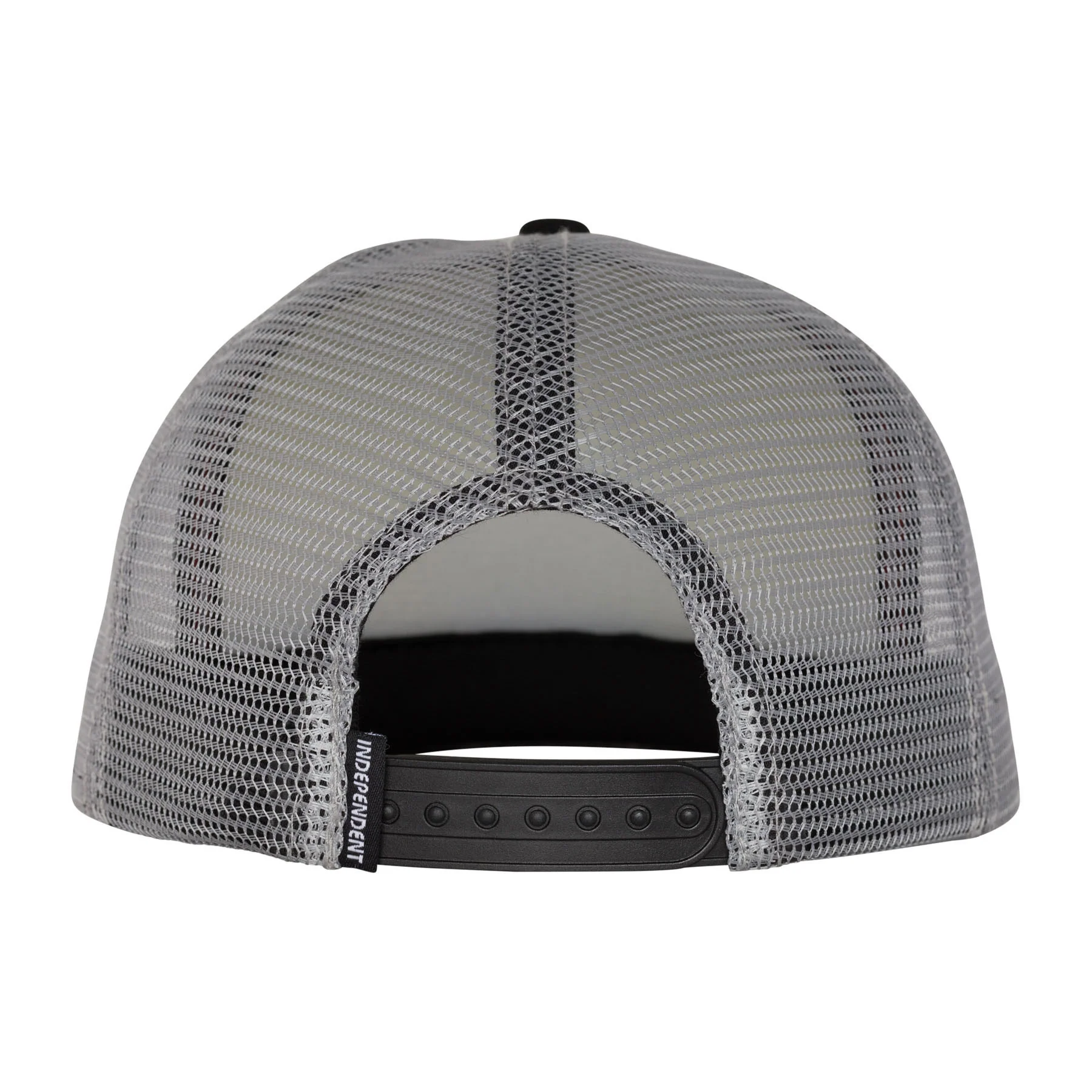 Independent Skateboard Trucks Hat BTG Summit Printed Mesh Trucker Black/Grey - Image 2