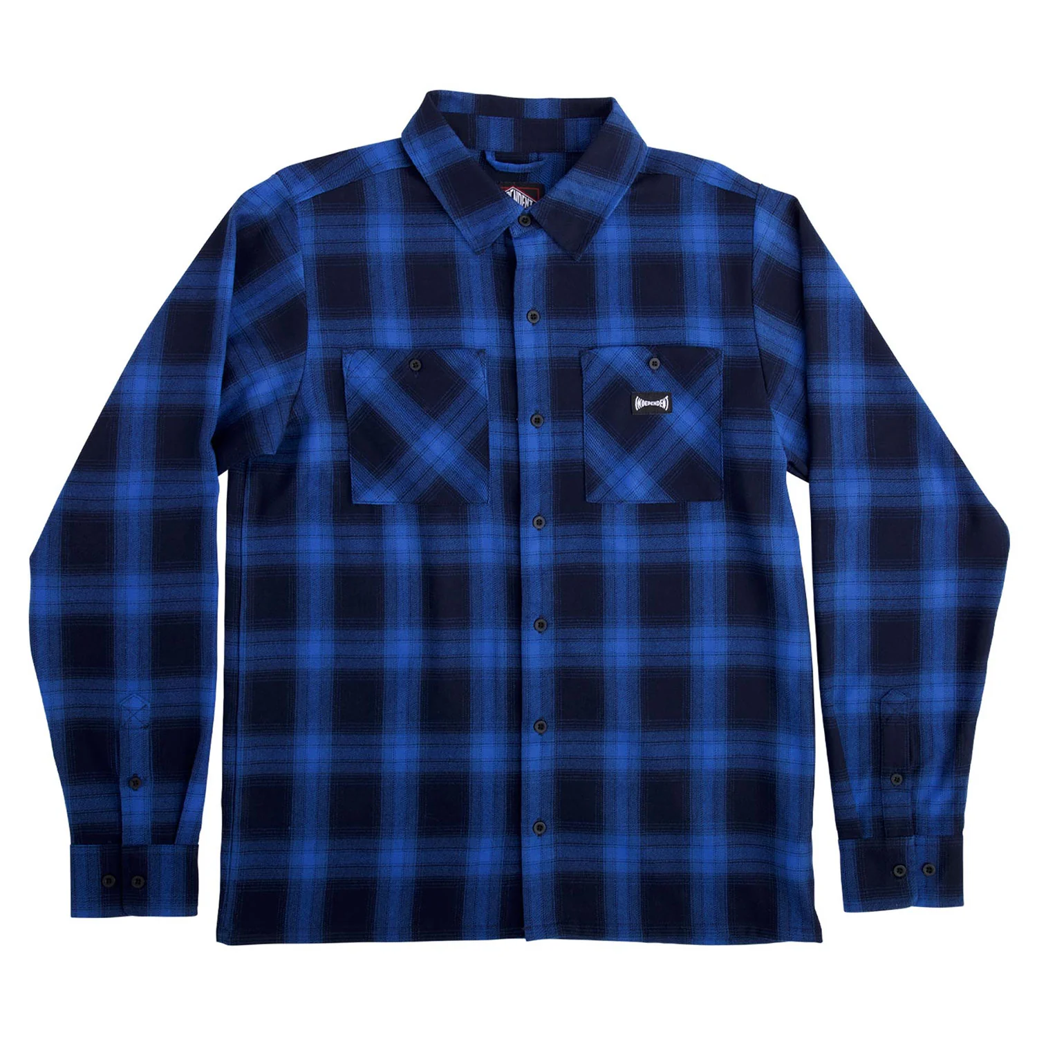 Independent Skateboard Trucks Longsleeve Shirt Legacy Flannel Blue - Image 2