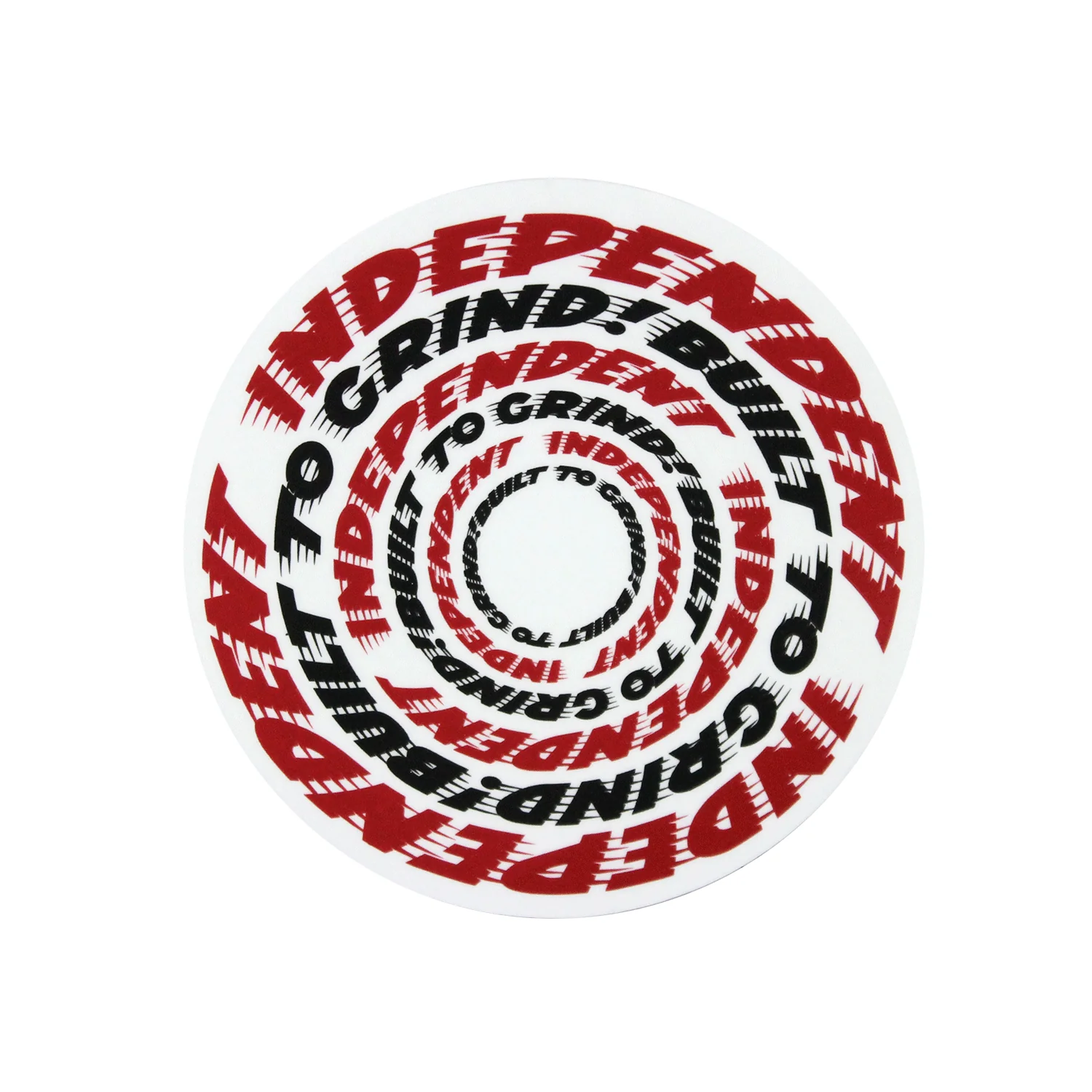 Independent Sticker Sticker BTG Speed Ring Red/Black 4"