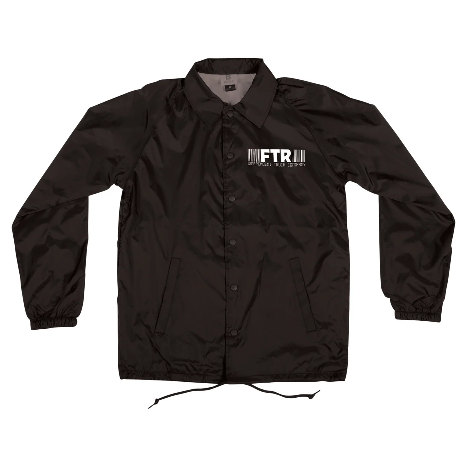 Independent Truck Co Coat FTR Barcode Coach Windbreaker Black